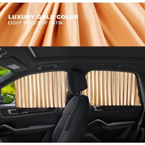 Universal Car Window side Sunshade Cover UV Protection car Window retractable SunShade Car Window Curtain Car Magnetic Sunshade