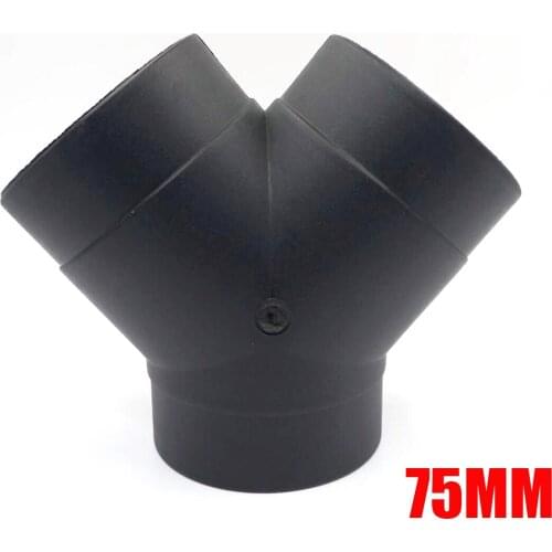 Air Vent Outlet Car Parking Heater Ducting 75mm Y Piece Elbow Bend Pipe Exhaust Connector For Webasto Eberspaecher Diesel