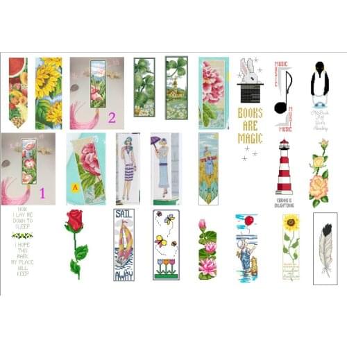 Popular Craft Stich Cross Stitch Bookmark Nests Plastic Fabric Needlework Embroidery Crafts Counted Cross-Stitching Kit
