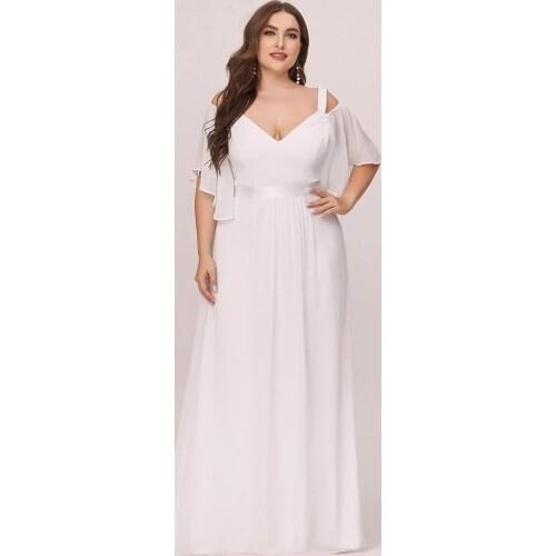 Womens Cold Shoulder Chiffon Plus Size Wholesale Bridesmaid Dresses
