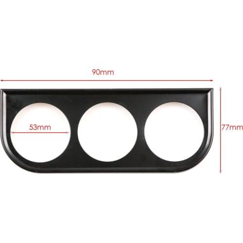 1pcs Metal Black 52MM 3 Hole Three Hole Gauge Meter Pod Holder 3 Hole Gauge Meter Pod Holder3 Hole Gauge Meter Pod Holder