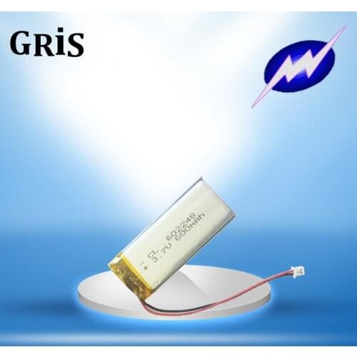 3.7V polymer lithium battery 602248 560mah remain intact LV510 plug-in sound battery MP4 MP5