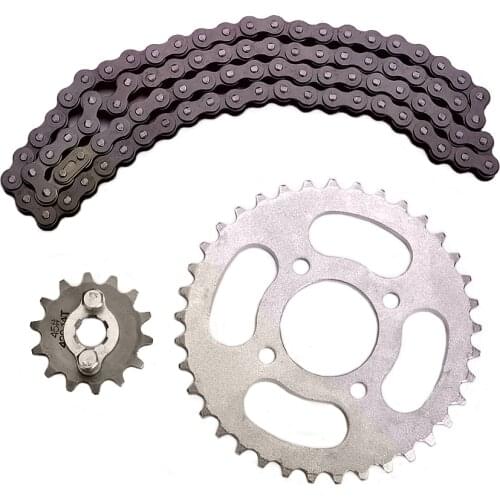 420x96 Chain 14T Front 37T Rear Sprocket Kit for the ATV 70-125CC Quad bike