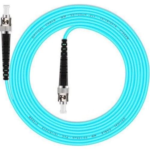 5PCS/lotL STUPC-STUPC Fiber Optic Patch Cord 10G 50/125 OM3 Fiber Cable Multimode Simplex Optical Jumper Free Shipping