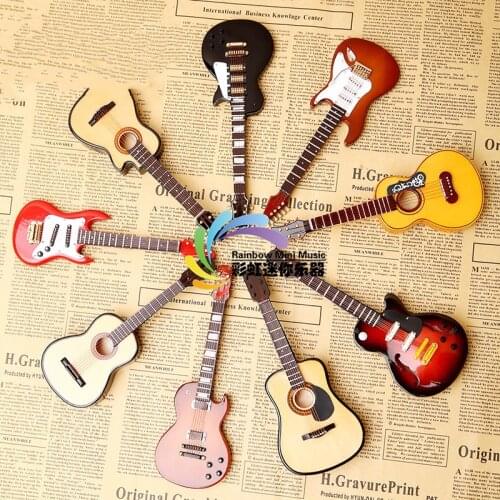 1/6 doll model accessories 12 inch movable doll music guitar mini model can not be played
