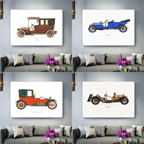 Home Decoration Car Painting Poster Stickers DIY Painting By Number Canvas Mural Children Adult Crafts Painting Brush Set