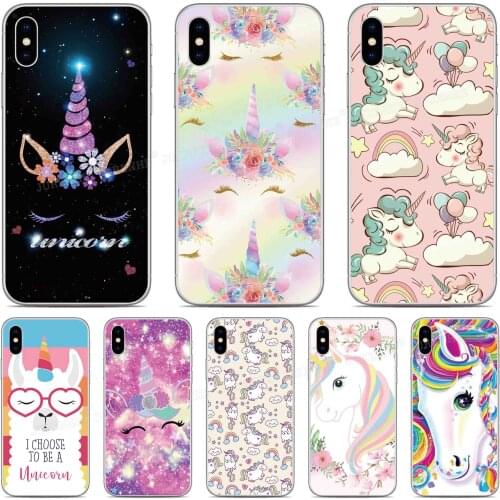 DIY Custom Photo For Blackview A80 A60 BV9600 Pro Phone Case Rainbow Unicorn tpu Soft Cover For OnePlus 9 8 5G 6 7 7T Pro Cases