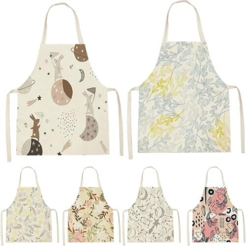 1 Piece Of Flower Animal Star Pattern ChildrenS Kitchen Apron Ladies Apron MenS Kitchen Apron Household Kitchen Supplies Bib