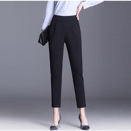 HIKAEOM Women's Straight Trousers