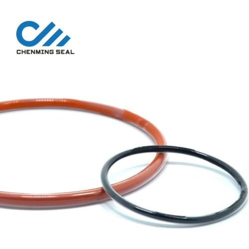 ID41.5*CS3.53 PFA Encapsulated O Rings Red Silicon Rubber Core Clear PTFE Jacket 10 Peices A Lot