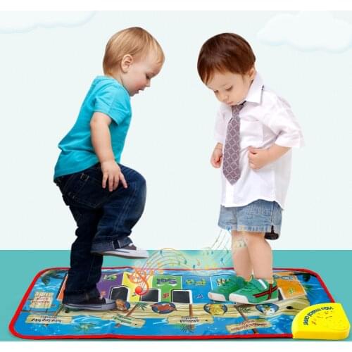 Game Carpet Baby Blankets children color Animal baby Piano Musical Touch listen sing gym carpet Mat Toy music gift carpet