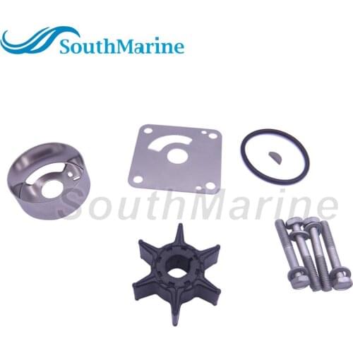 Boat Motor 6L2-W0078-00 Water Pump Repair Kit without Housing for 20HP 25HP Outboard Engine, 18-3431 Sierra Marine