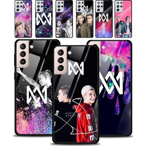 Marcus Martinus Fashion Tempered Glass Cover For Samsung Galaxy S21 Plus Ultra M21 M31 M51 A52 A72 Phone Case Coque