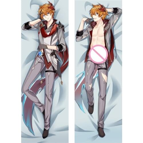 MMF anime Genshin Impact Tartaglia Dakimakura pillow cover body pillowcase