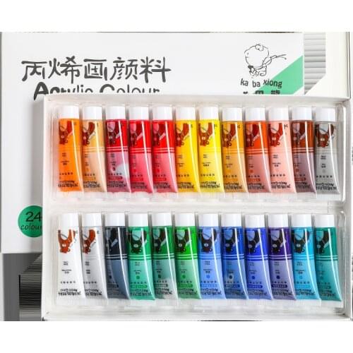 12/18/24/36 Colors Professional Acrylic Paints Set 12ML Hand Painted Wall Drawing craft Painting Pigment Set Art Supplies