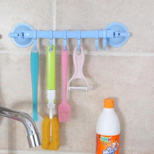 Wall Mounted Bathroom Organizer Hooks Towel Holder Kitchen Accessories Cupboard Storage Rack Shelf Bathroom Holder Key Hooks