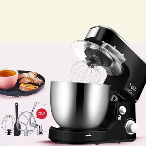 Desktop Whisk Electric Household Small and High Power Baking Egg Beater Cream Stirrer Stainless Steel 220V Push Button Standing