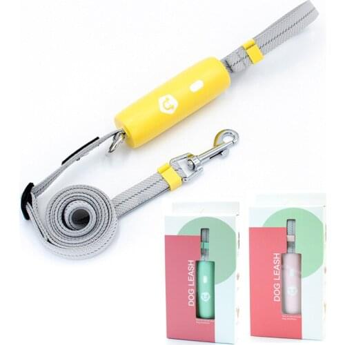 New Fashion Dog Leash Quick Release Nylon Dogs Lead For Small Medium Dog Kosky French Bulldog Walking Leash Adjustable Length