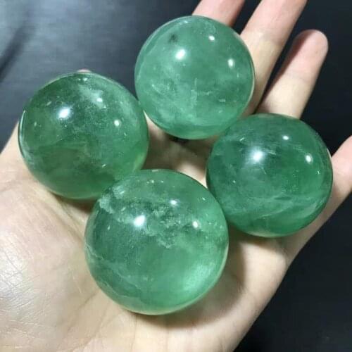 New arrivals minerals polished natural green fluorite quartz crystal ball sphere for gift