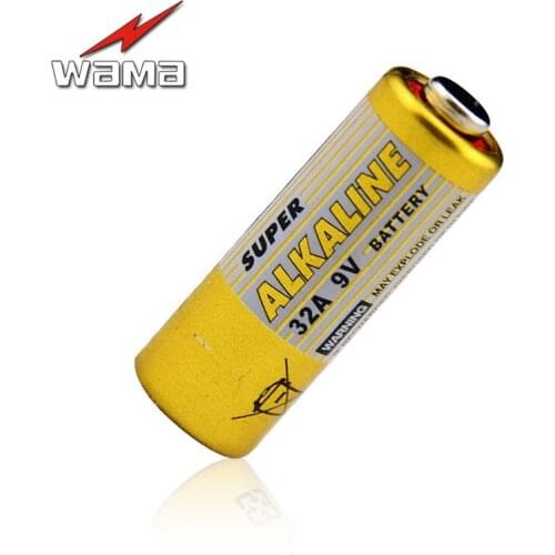 5x WAMA 32A 9V Primary Dry Batteries LR32 29A L822 Battery for Car Key Remote Control Safety Alarm Laser Pen Toys