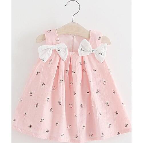 New Infant Toddler Kids Baby Girls Dress Princess Party Sleeveless Dresses Summer Newborn Baby Clothes Children Outfits