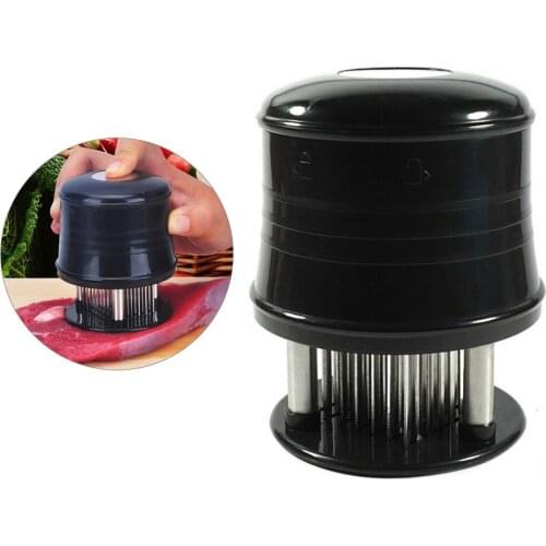 Professional Meat Tenderizer Needle With 56 Stainless Steel Blades Kitchen Cooking Tools for Tenderizing Steak Chicken Beef