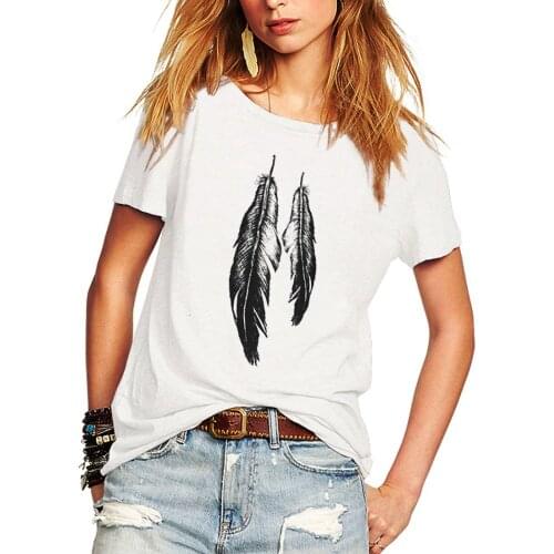 Romastory Women's T-shirts With Inscriptions