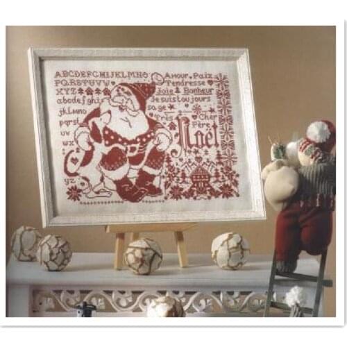 Santa Claus cross stitch package cartoon X-mas Christmas 18ct 14ct 11ct cloth cotton thread embroidery DIY handmade needlework