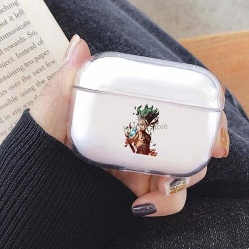 Senku Ishigami Dr. Stone TPU Cover Case For AirPods Pro Case Bluetooth Case For Airpod 3 Earphone Accessories Skin