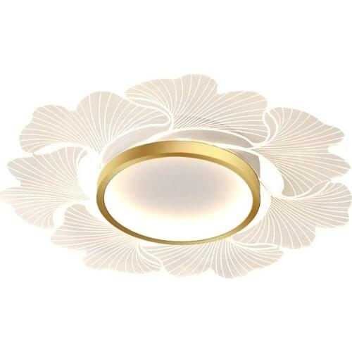 Modern Minimalist Ultra-thin Ceiling Lamp Round Nordic Lighting Creative Luxury Personality Golden Black Study Bedroom Lamps