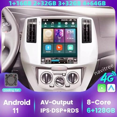 Octa Core Android 10.0 System Car DVD GPS Navigation Player Deckless Car Stereo For Nissan Livina 2013-2019 Radio WIFI Headunit