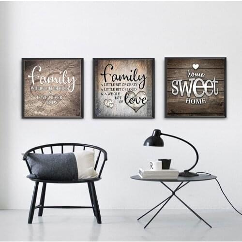 HUACAN DIY Diamond Painting Cross Stitch Text Full Square Round Diamond Embroidery Home Rhinestone Picture Landscape Decoration