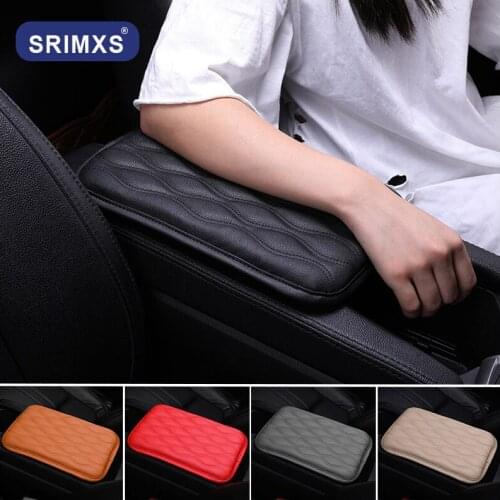 Car Armrest Mat Interior Auto Armrests Storage Box Mats Universal Armrest Cushion Cover Pad Automobiles Protector Waterproof Pad