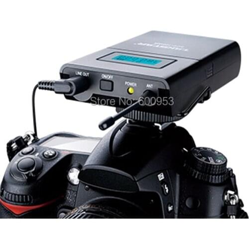 SGC-100W Wireless Lavalier Lapel Microphone System for Canon Nikon Sony DSLR Camera Camcorders Audio Recorder