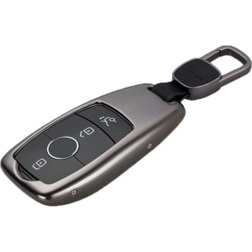 Kwaks Car Key Case Cover for Mercedes-Benz Aluminium Alloy Key Shell New E-class Car Key E300L E200L E320L Car Accessories