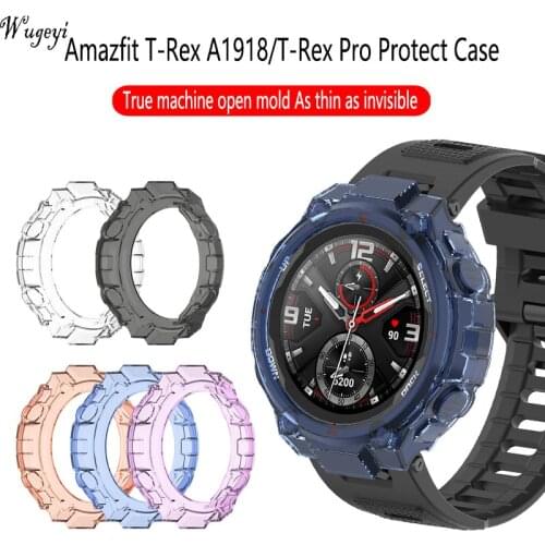 Apply to Huami Amazfit T-Rex Watch Case T-Rex Pro Smartwatch TPU Protector Shell Soft Cover