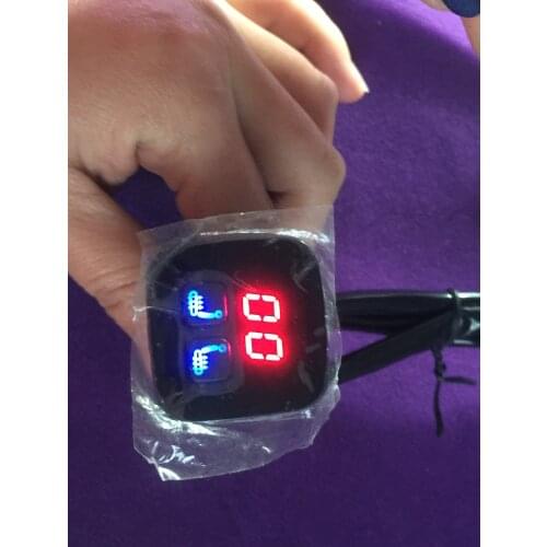 Digital 5 gear display Seat Heater Switch 2 Seats 12V for driver and passenger seat covers auto heated set