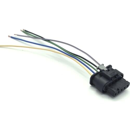 Mass Air Flow Sensor Meter MAF Connector 5 Pin For 2005-2013 Volkswagen Audi 4F0973705 4F0 973 705