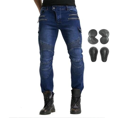2020 Motorcycle Riding Jeans Anti-fall Motocross Racing Pants With CE Upgrade Knee Hip Pads for Motocross ATV off Road Hockey