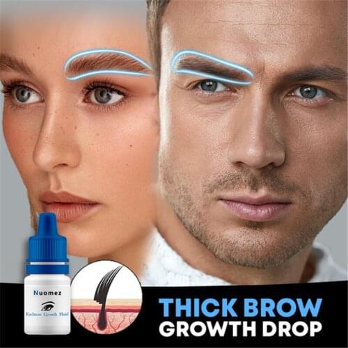 Thick Brow Growth Drop Eyebrow Enhancer Serum Eyelash Growth Treatment Natural Herbal Medicine Extension Lengthening Brow Lash