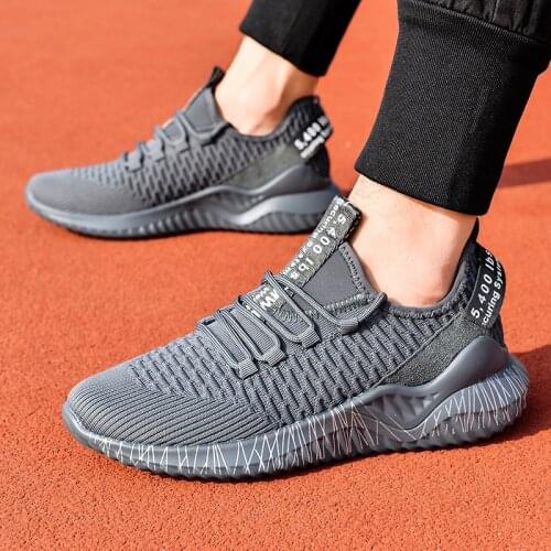 New Sneakers For Unisex Mesh Breathable Causal Shoes Light Outdoor Sport Couples Gym Mens Shoes Spring Autumn Footwear Male