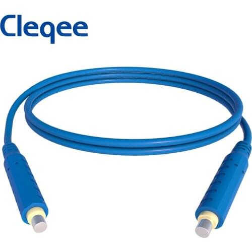 Cleqee HVAC Wire Magnetic Test Leads 30V 5A Low Voltage Magnetic Jumper 20AWG Silicone Cable 1M - Blue T10005.5