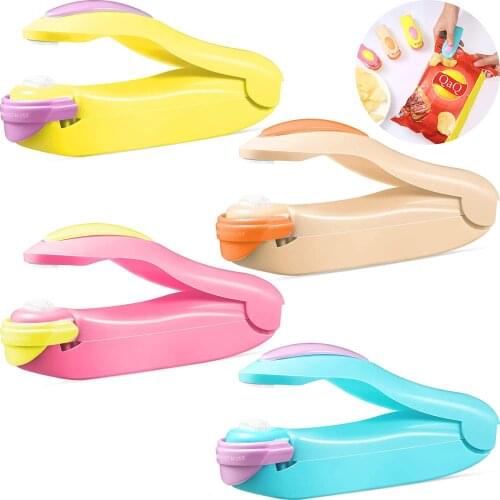 Mini Heat Sealing Machine Sealer Portable Plastic Bags Clip Heat Sealing Tools Food Packaging Storage Supplies Kitchen Utensils