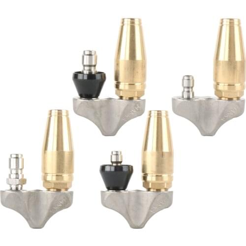 Reverse Turbo Sewer Drain Jetter Nozzle for Pressure Washer Replacement