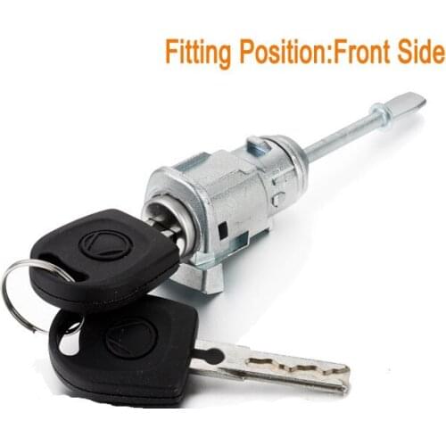 OE 3B0837168 RIGHT DOOR LOCK BARREL CYLINDER FOR VW PASSAT B5 SEAT TOLEDO WITH 2 KEYS BRAND NEW