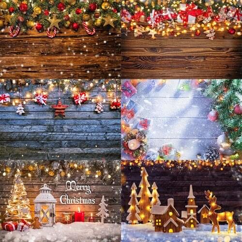 Scopiso Photography Backdrops Merry Christmas and New Year Room Xmas Booth Party Decoration Gift Photo Background Studio Props