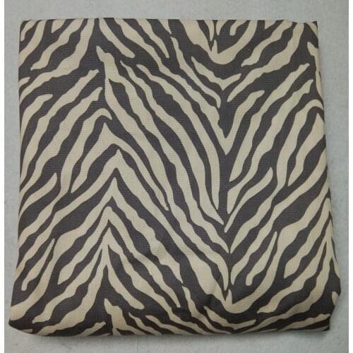 50x110cm Sexy Grey Zebra Stripe Printed Cotton Fabric Animal Patchwork DIY Sewing tablecloth curtain pillow Home Decor