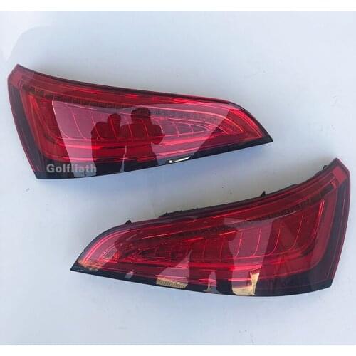 For Audi Q5 2009-2015 LED Tail Lamp Car Styling taillight tail lights rear trunk lamp cover drl+signal+brake+reverse
