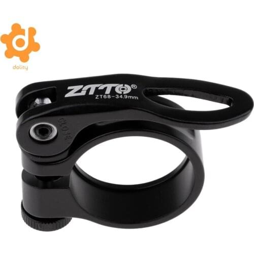 Bicycle Quick Release Seatpost Clamp 34.9mm MTB Bike Road Bike Casual Bike Seatpost Tube Holder Clip for added clamping force