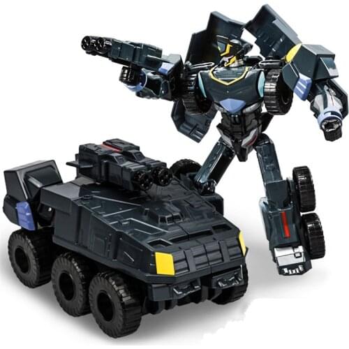 WEI JIANG Hot Sale 18CM Transformation Robots Toy Boy Plastic ABS + Alloy Cool Action Figures Military Model Toys For Kids Gifts